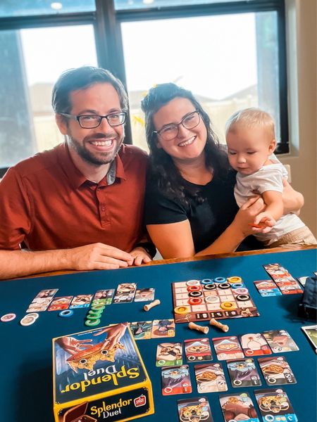 Splendor Duel, party of 3! This makes for a fun date night game. Quick to learn, interesting to play. While both games are good, I prefer Splendor Duel over the original Splendor! 

#LTKfamily