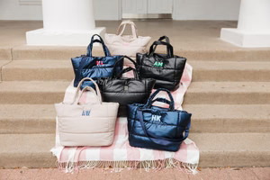 Embroidered Puffer Tote - PRESALE | Sprinkled With Pink