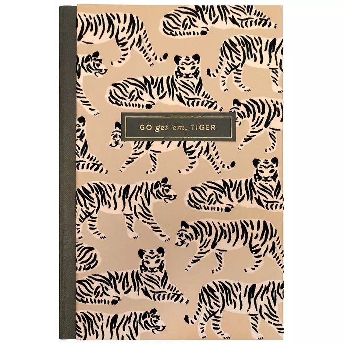 Green Inspired Wild Tiger Hardcover Journal | Target