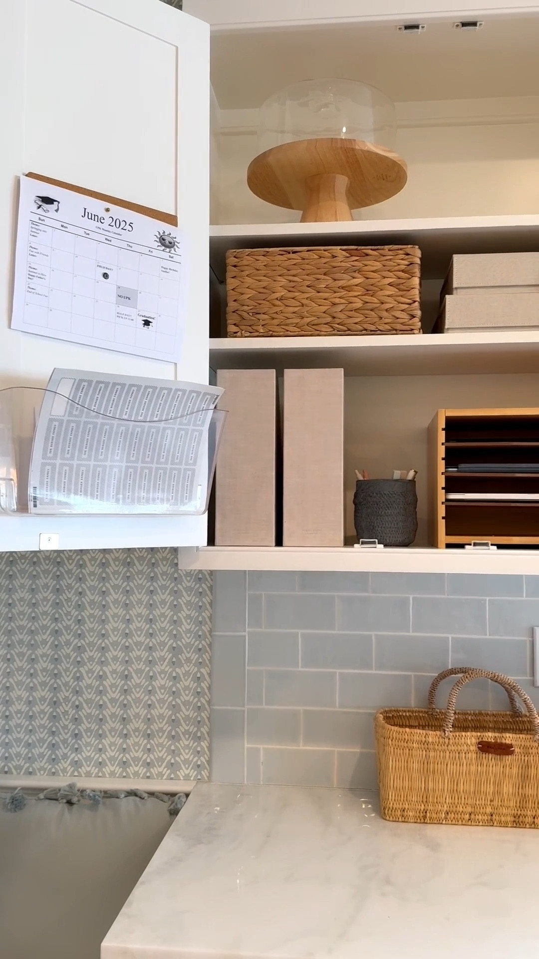 With the kids back in school, the art projects and papers start piling in fast! 🎨📄 One of my favorite systems is creating a drop zone—we use one file folder for each child to manage school papers or artwork worth keeping. A few quick tips to keep that drop zone tidy (and from overflowing):

1️⃣ Sort right away: go through school papers and mail as soon as they come in. Toss the junk—it’s okay to let go of old homework or scribbles. Your kids won’t want it all as adults, so keep only what really matters.

2️⃣ Do it now: if it takes less than 2 minutes (like paying a bill), take care of it immediately and recycle the paper.

3️⃣ Save what matters: keep special artwork or important documents in one place.

4️⃣ When it comes to your setup, a drop zone that’s hidden behind closed doors but still easy to access is ideal.

This easy and little system keep your counters clear from the visual clutter! 

Comment Link for everything we used here to create your own! 

#homeorganization #declutter #organizedhome #simpleorganization #dropzone #kitchenorganization #organized #organizedliving #intentionalhome #collectedco #paperclutter 