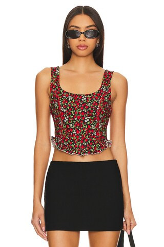 Melanie Tank in Strawberry Combo | Revolve Clothing (Global)