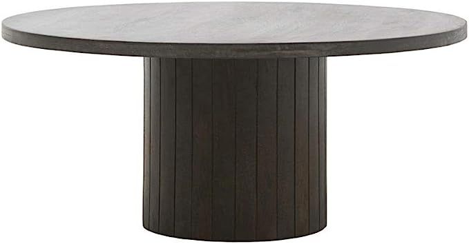 House Doctor Coffee Table, Mango wood, Black Stain, 100 x 100 cm | Amazon (UK)