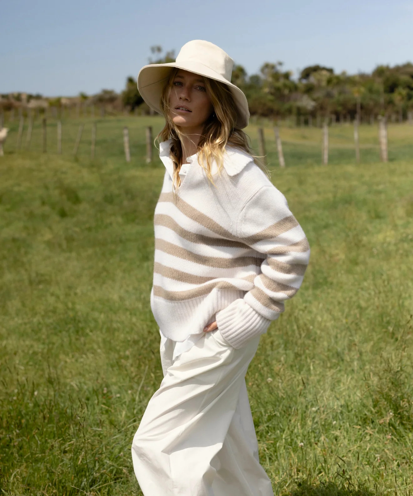 Cashmere Phoebe Polo | Jenni Kayne