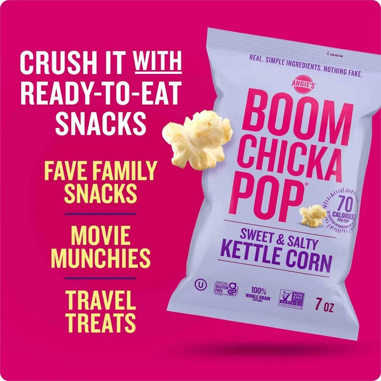Angie's BOOMCHICKAPOP Sweet & Salty Kettle Corn, 7 oz. | Walmart (US)