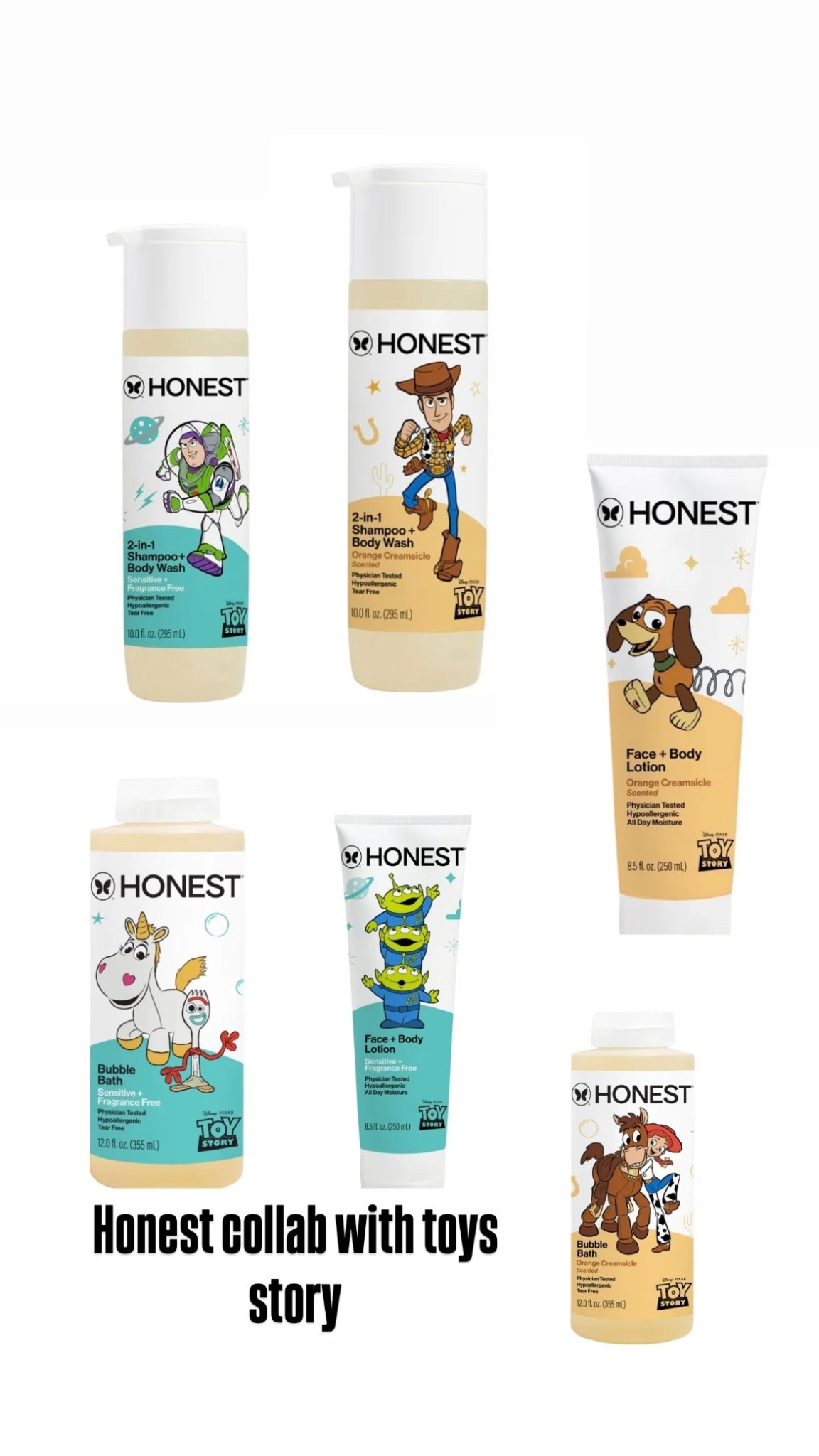 Honest bath products for kids collab with toys story 

#LTKBaby #LTKKids #LTKdayinmylife