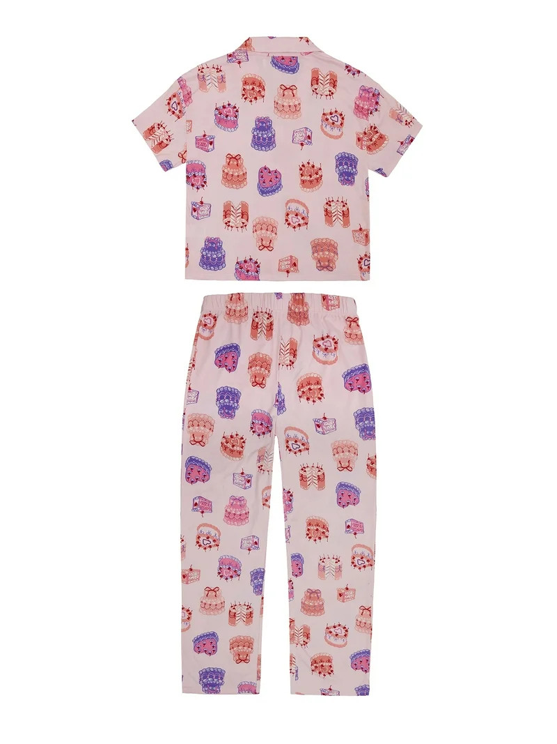 Planet Gold Girls Vday Coat Set, Sizes 4-18 | Walmart (US)