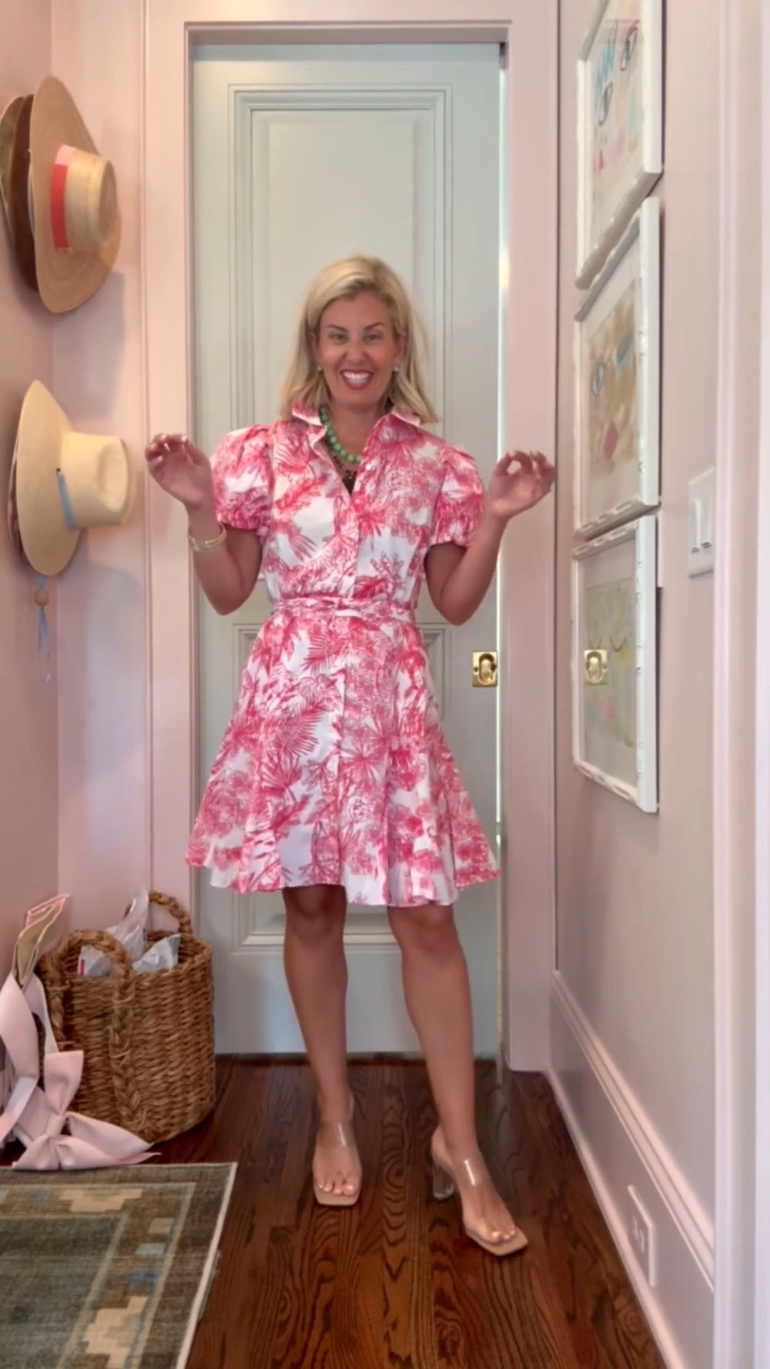 Such a yes dress with this puff sleeve and tie waist….super flattering! I’m in a small dress and 8 heels.

*Code Catherine20 for 20% off my bracelets

#LTKdayinmylife #LTKSaleAlert #LTKSeasonal