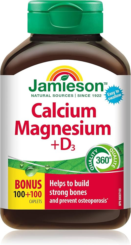 Jamieson Calcium Magnesium and Vitamin D3 | Amazon (CA)
