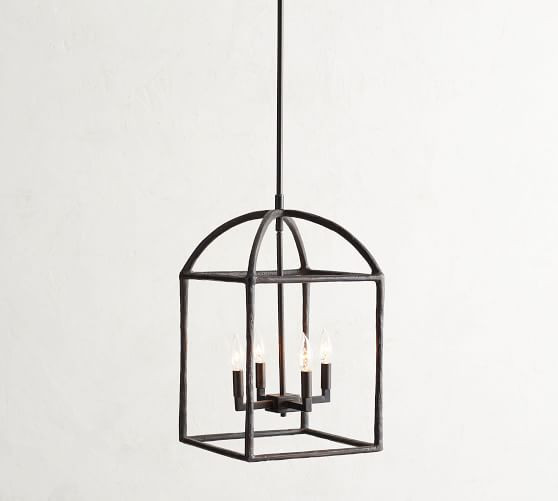 Fallon Forged-Iron Pendant | Pottery Barn (US)