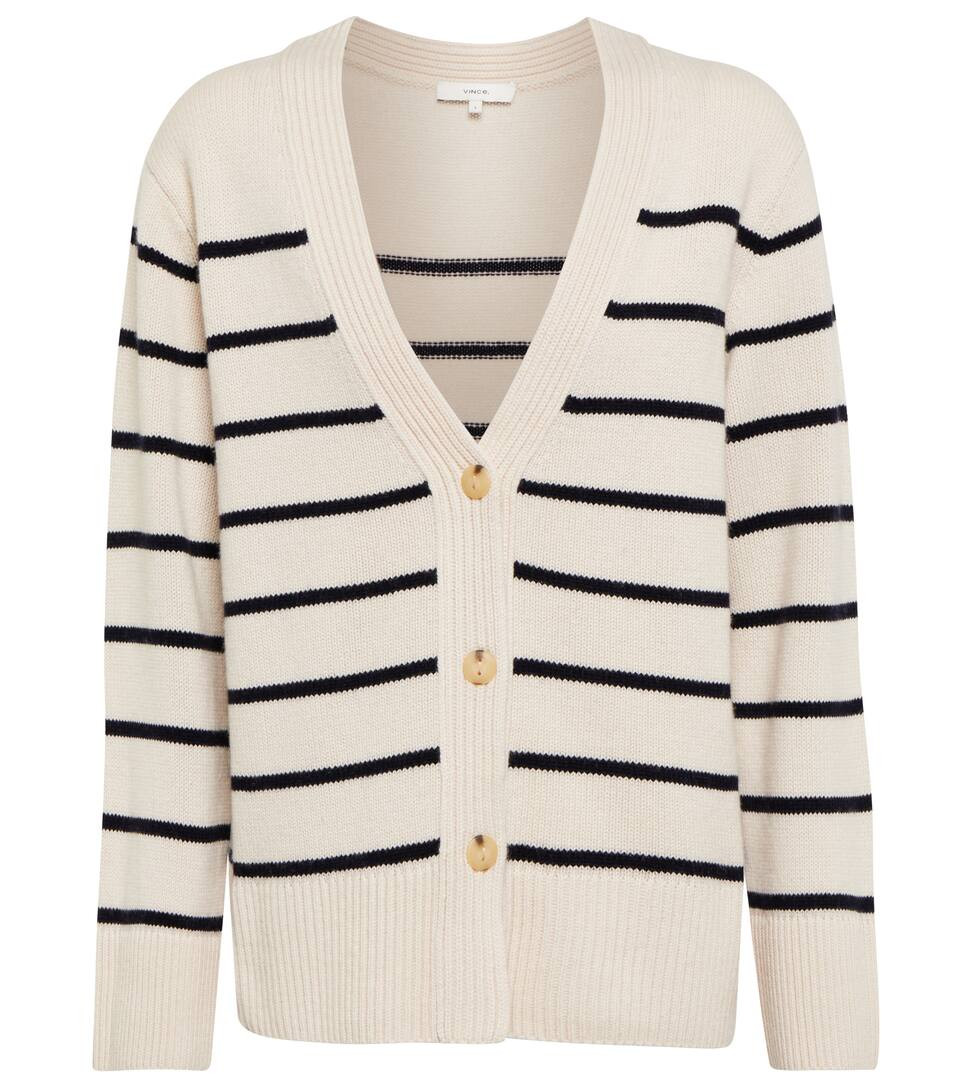 Striped wool-blend cardigan | Mytheresa (US/CA)