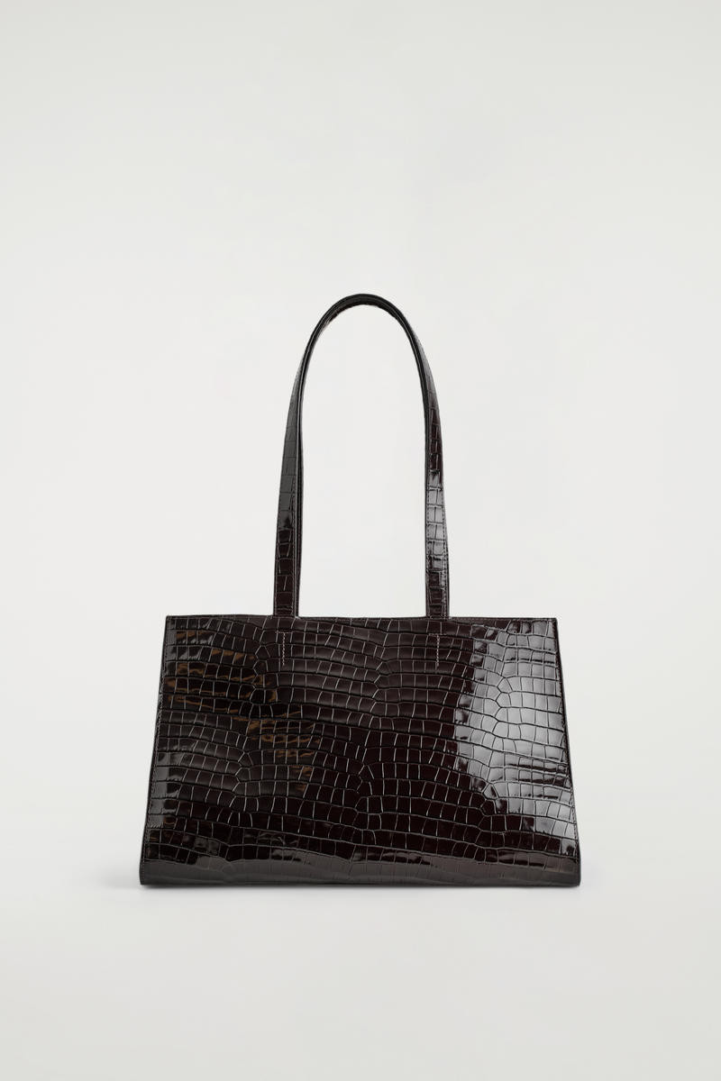 Gallery Tote Bag - Croc-Effect Leather | COS UK