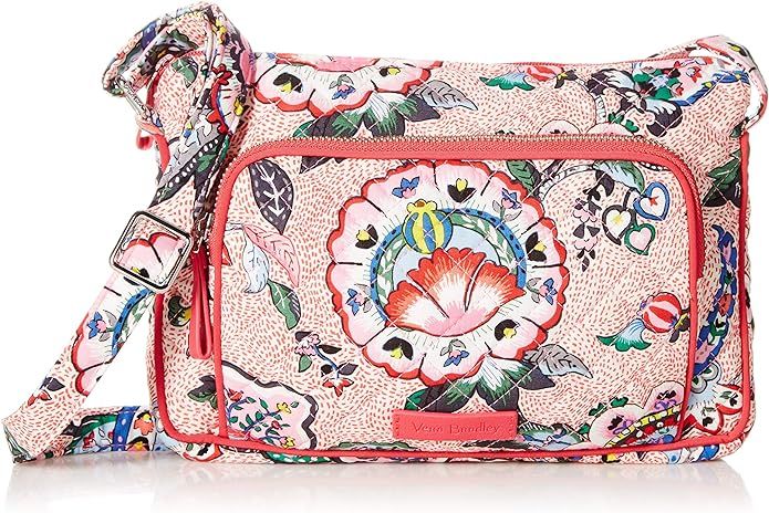 Vera Bradley Cotton Little Hipster Crossbody Purse with RFID Protection | Amazon (US)