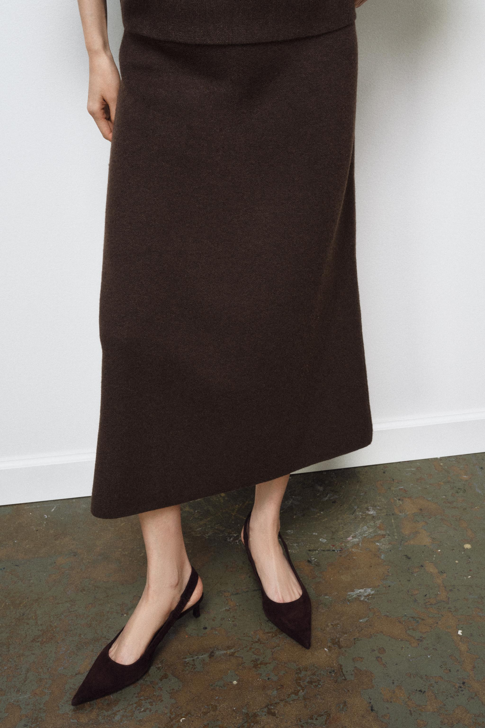 KNIT MIDI SKIRT | Zara UK