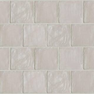 Apollo Tile Green 4 in. x 4 in. Polished and Honed Ceramic Mosaic Tile (5.38 sq. ft./Case) APLEC7... | The Home Depot