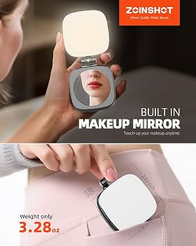 Magnetic Phone Light, Mini Ring Light for Phone with 5 Color Temps & 360\u00b0 Rotation, USB-C Re... | Amazon (US)