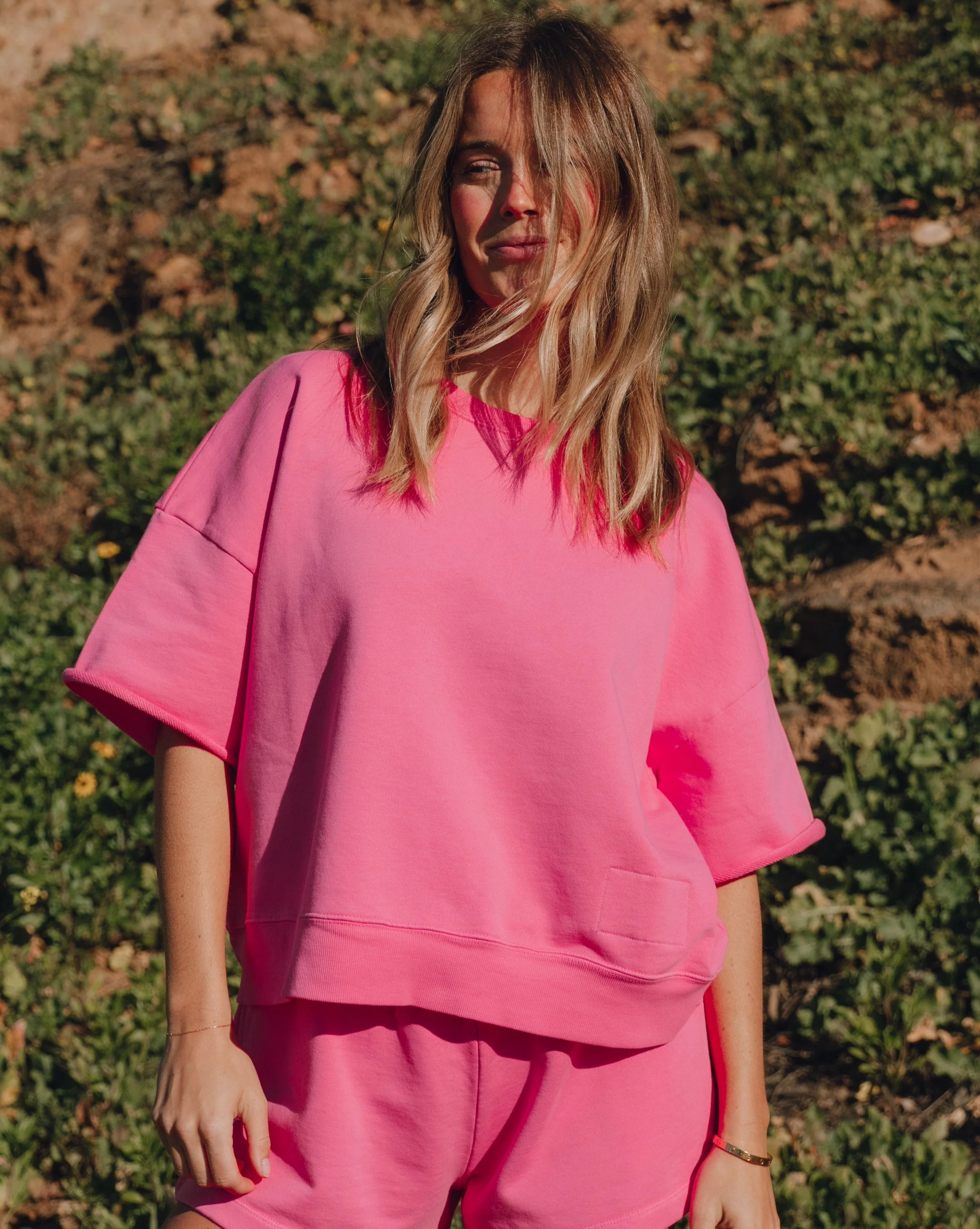 Cropped Sleeve Crew | Daily Drills