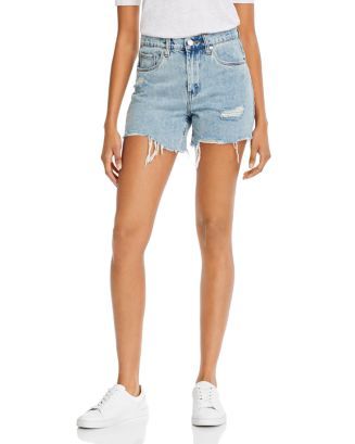 Cotton Ripped Denim Shorts in Acid Trip | Bloomingdale's (US)
