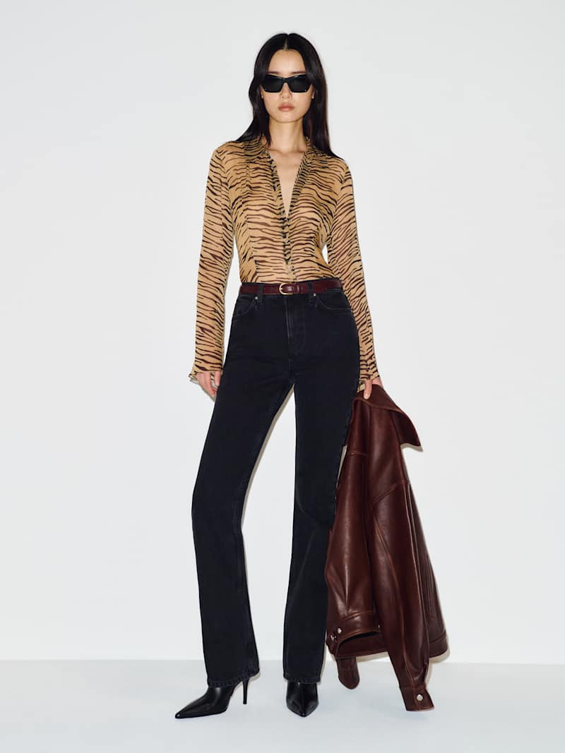 Reformation Thatcher Top Brown Medium | Reformation (Global)