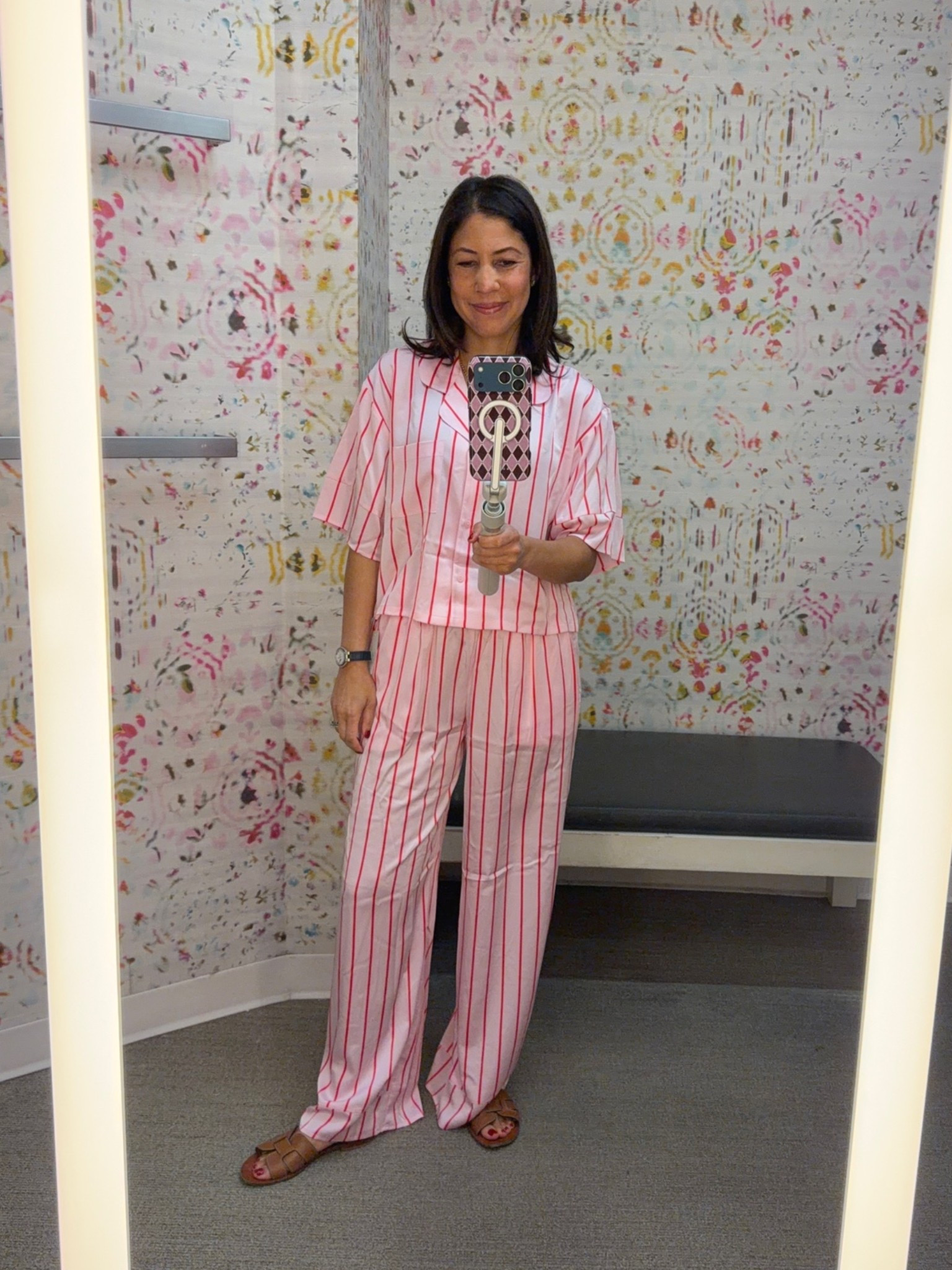 Nordstrom Anniversary Sale Try-On 💗

If you enjoy a touch of glamour in your evening routine, these satin pajamas are such a fun find. The silky fabric, relaxed boxy fit, and classic button-front styling make them feel both modern and timeless.

The pink and red stripe gives them a playful personality while still feeling chic enough to wear long after the holidays.

Beautiful pajamas always make bedtime feel a little more special.

✨ Follow for more Nordstrom Anniversary Sale try-ons, timeless style, and cozy favorites.

#Nordstrom # #NordstromAnniversarySale #LTKFinds

#LTKdayinmylife #LTKSaleAlert #LTKmomlife