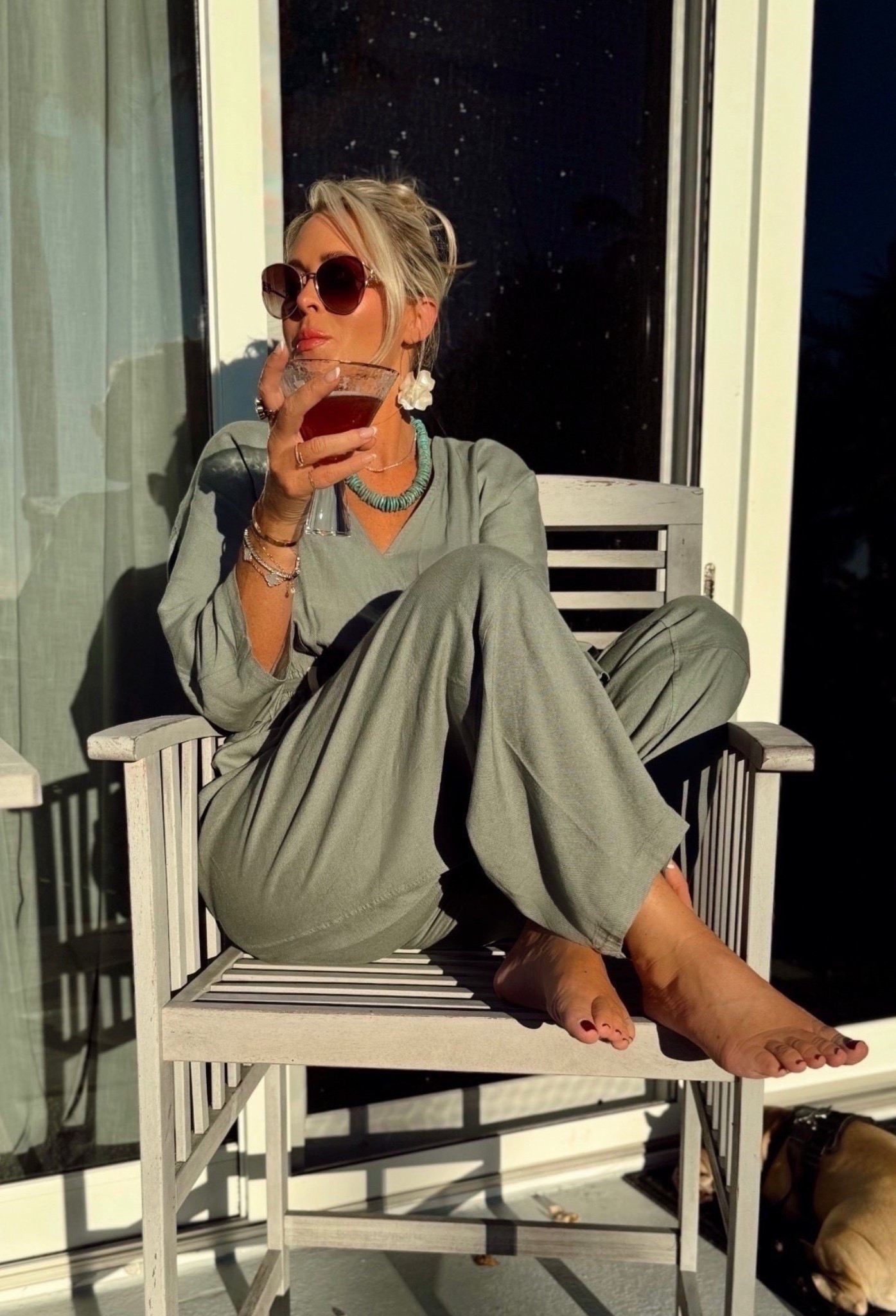 My jumpsuit! Comes in more colors and is linen! Wearing a small. Has pockets! Necklace is also 🔥🔥🔥

Vacation outfit. Resort wear. Heels. Flats. Jumpsuit. 


#LTKTravel #LTKootd #LTKgrwm