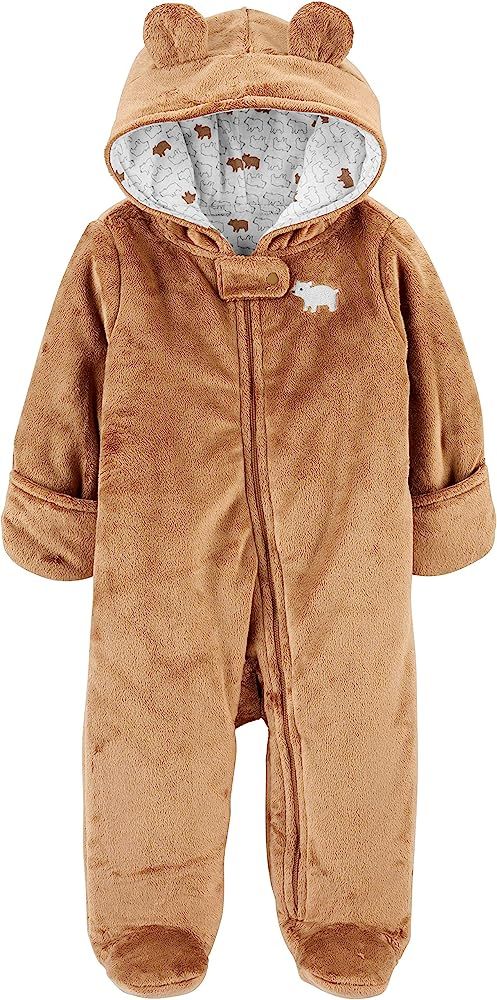 Simple Joys by Carter's Unisex Babies' Fleece Footed Jumpsuit Pram | Amazon (US)