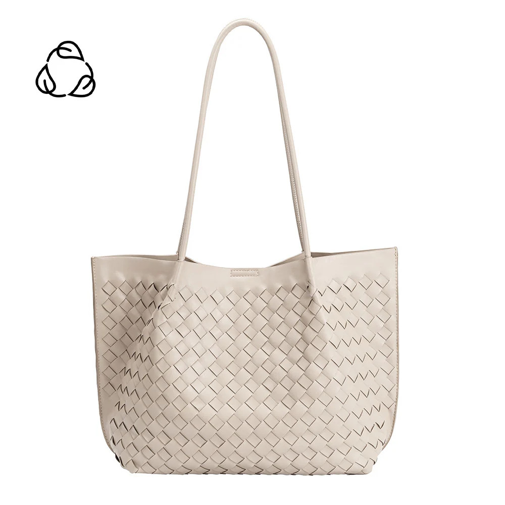 Bone Victoria Large Recycled Vegan Leather Tote Bag | Melie Bianco | Melie Bianco