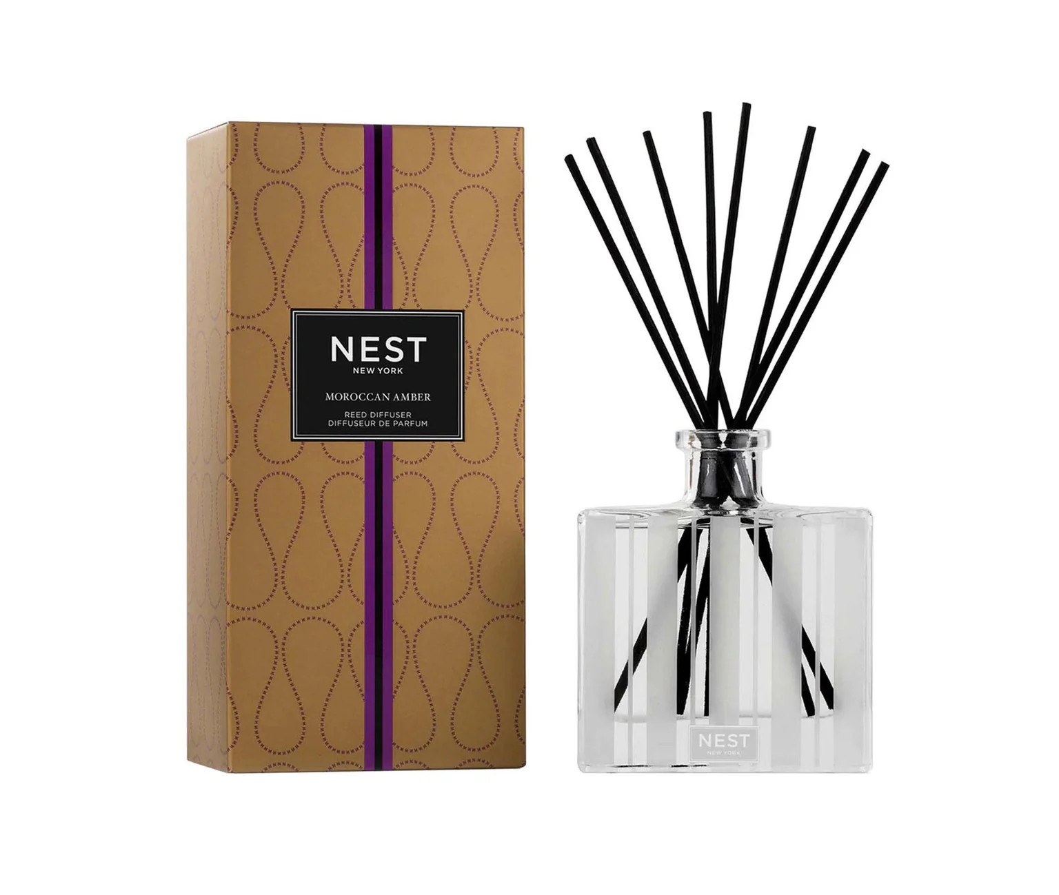 Moroccan Amber Reed Diffuser | NEST Fragrances