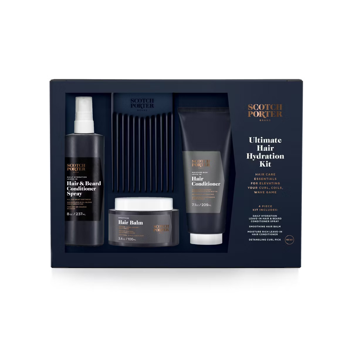 Scotch Porter Hair Essentials Gift Set - 18.5oz/4pk | Target