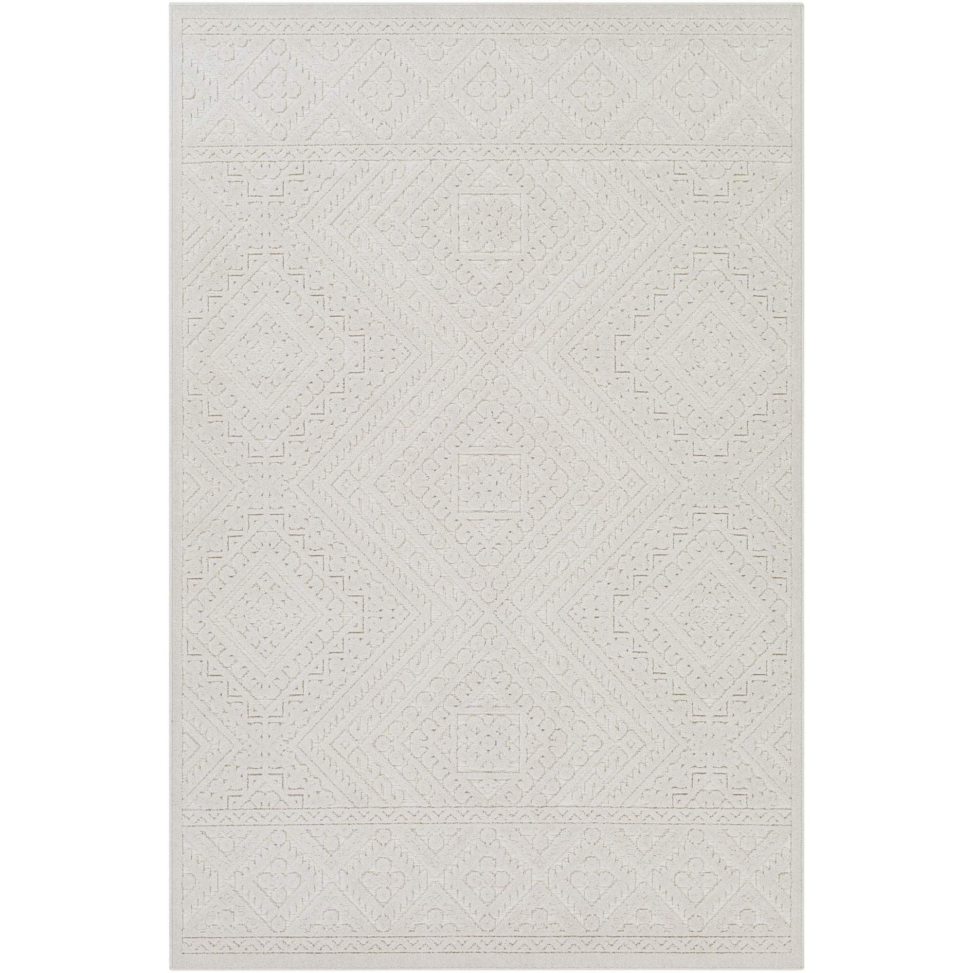 Artistic Weavers Ivor Outdoor Textured Area Rug, 7'10" x 10', Cream | Amazon (US)