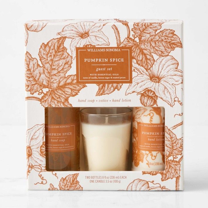 Williams Sonoma Pumpkin Spice Guest Set | Williams-Sonoma