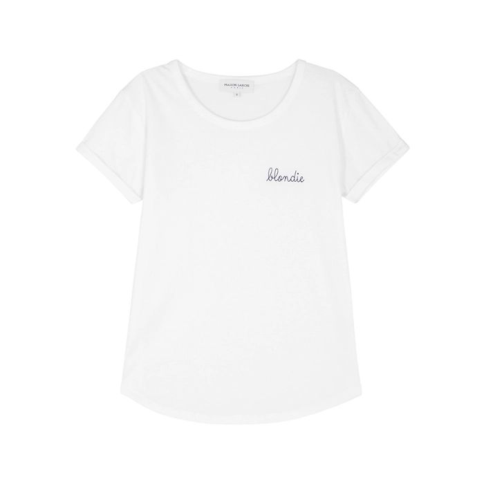 MAISON LABICHE Blondie White Cotton T-shirt | Harvey Nichols (Global)