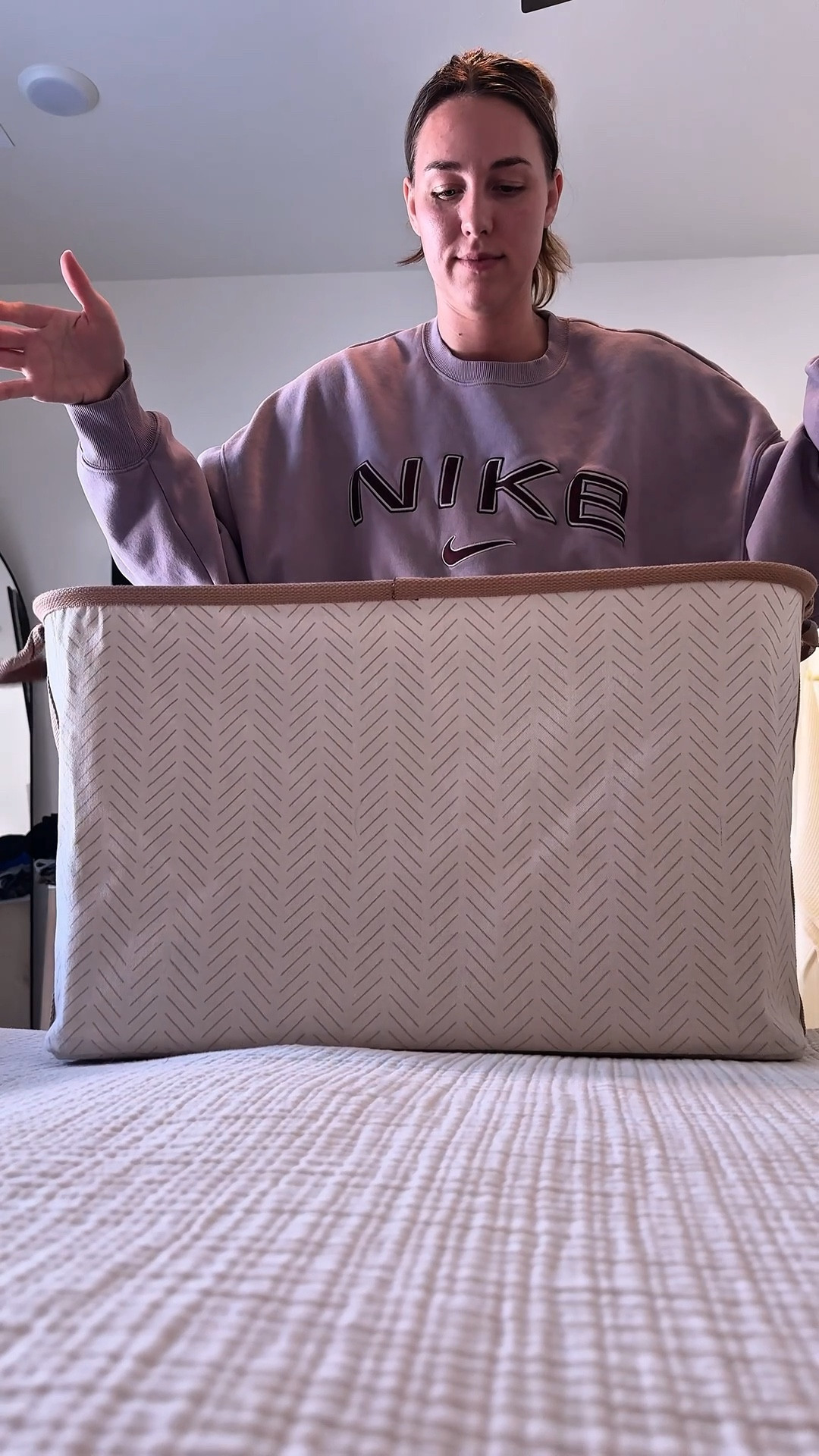Okay but this collapsible laundry basket is actually genius 🧺✨

If you're tired of bulky laundry baskets taking up space, this one folds completely flat when you're not using it. I keep mine tucked beside the washer and it pops right open when I need it.

It's sturdy enough for full loads, looks way better than those cheap plastic ones, and comes in colors that actually match your space. Game changer for small laundry rooms or anyone who hates clutter.

#laundrybasket #collapsiblelaundrybasket #laundryroomorganization #homeorganization #ltk #amazonfinds #laundryhacks #smallspaceliving #organizationtips #homefinds
