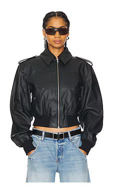 Dylan Faux Leather Bomber Jacket
                    
                    Lovers and Friends
    ... | Revolve Clothing (Global)