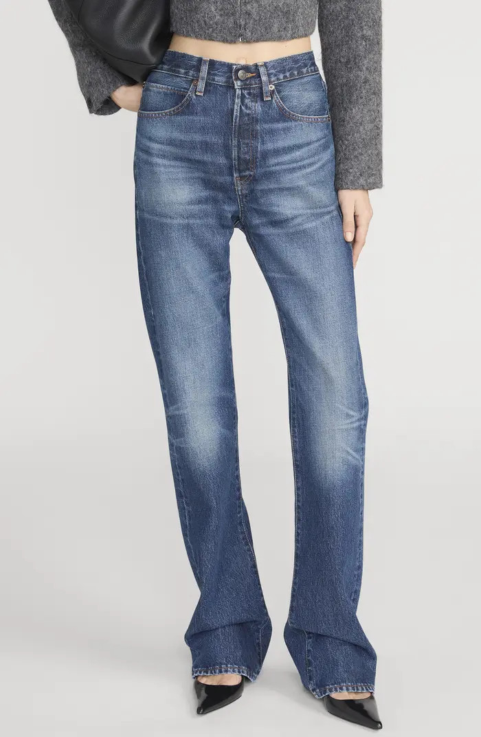 The Vertical High Waist Relaxed Straight Leg Jeans | Nordstrom