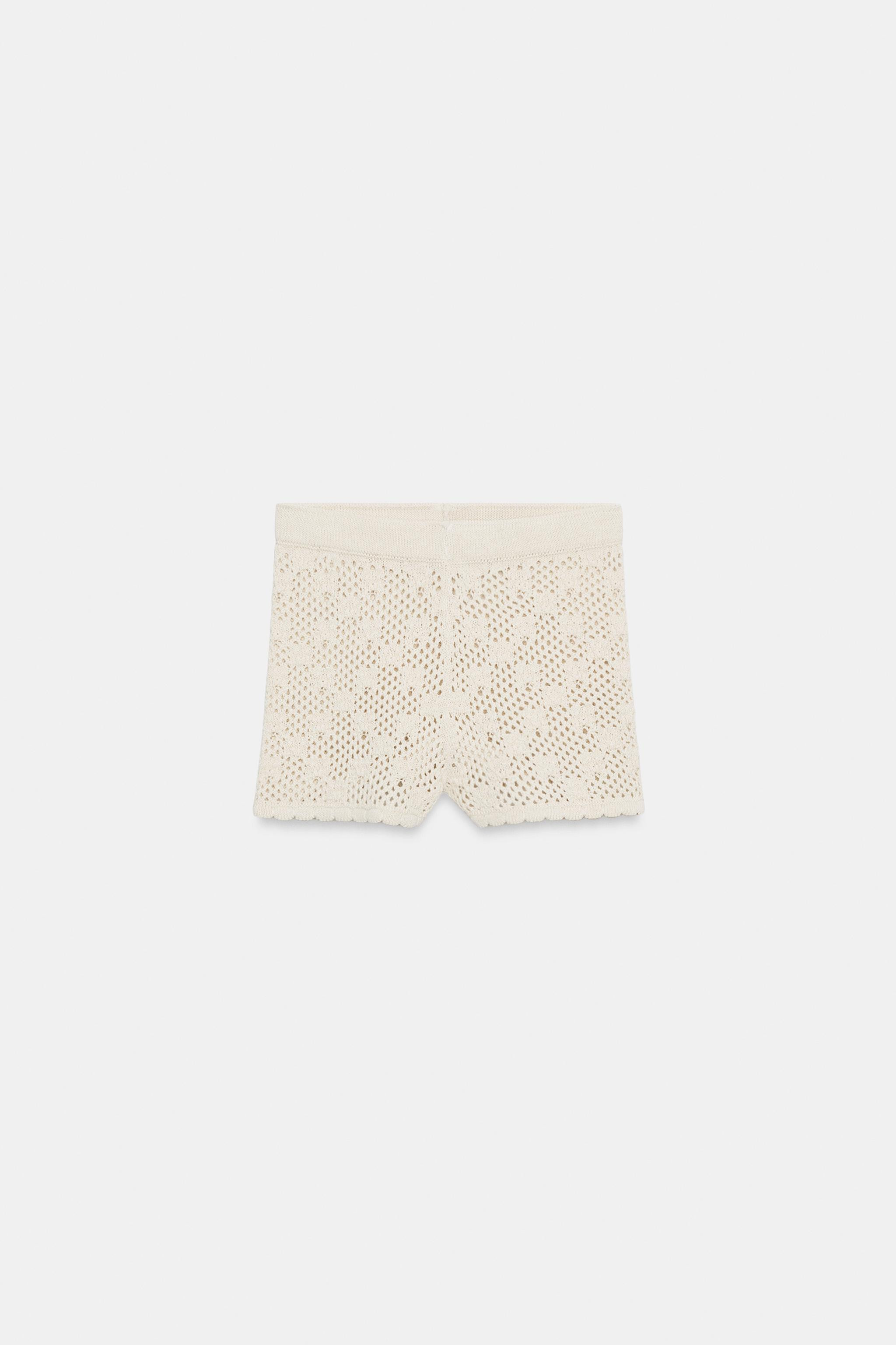 POINTELLE KNIT SHORTS | Zara US