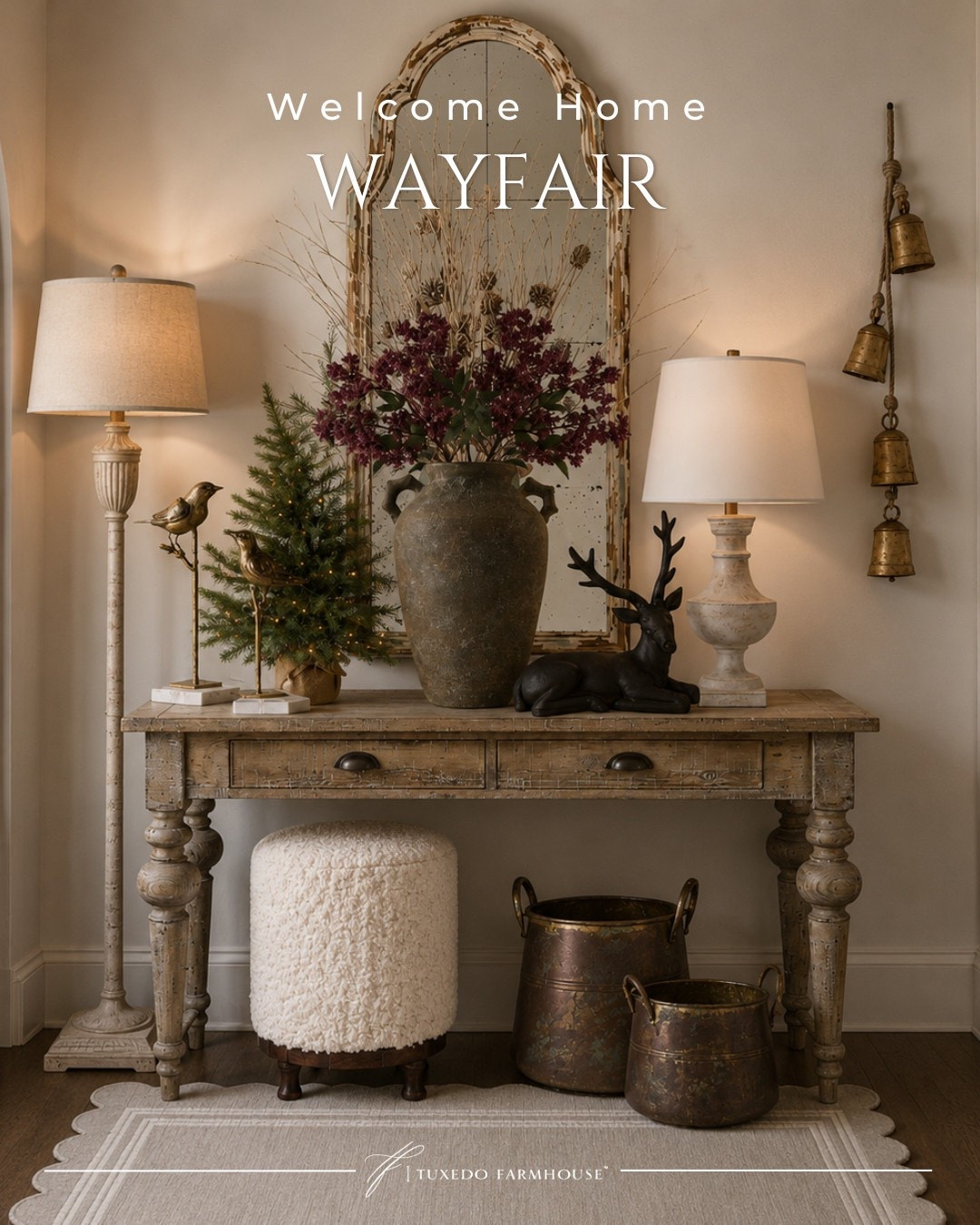 A warm welcome starts right at the entry. 🤎 I love the collected mix of aged finishes, antique-inspired details, soft lighting and cozy texture in these Wayfair finds. Timeless pieces that make an entryway feel beautifully layered and inviting for the season ahead. 🍂


#LTKStyleTip #Wayfair #WayfairFinds #EntrywayDecor #FallHome #TraditionalHome #CozyDecor

#LTKHome #LTKSeasonal #LTKHome #LTKSaleAlert