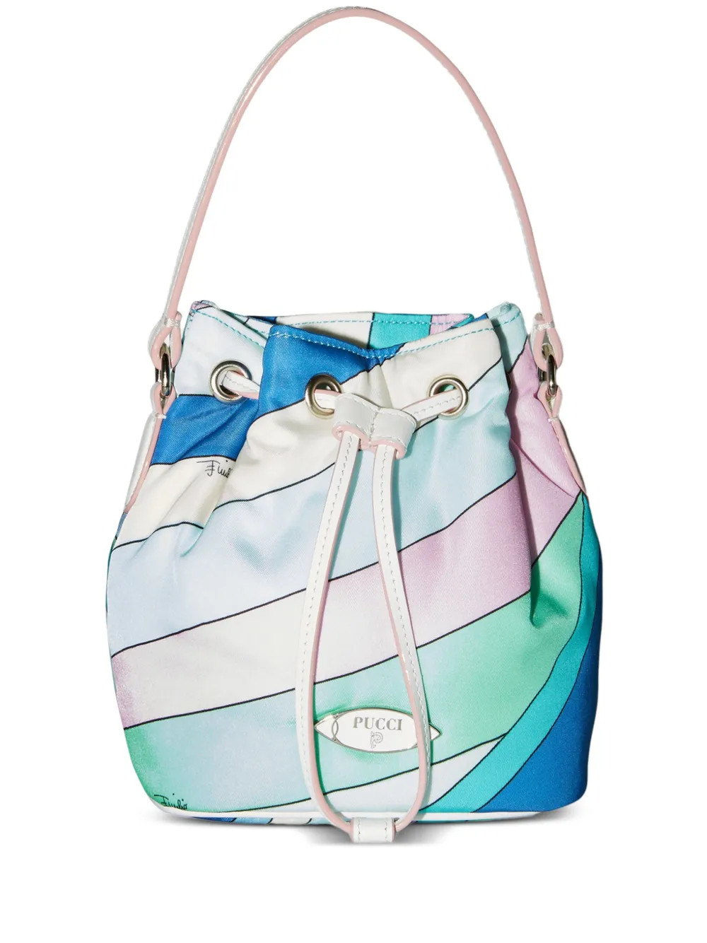 PUCCI Yummy Striped Bucket Bag - Farfetch | Farfetch (CN)