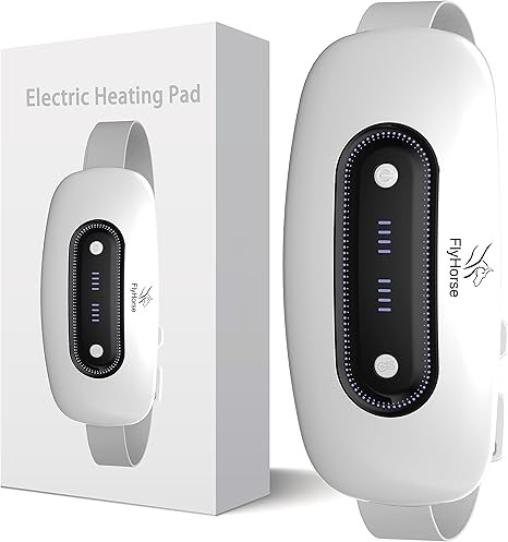 Electric Heating Pad,Portable Cordless Menstrual Heating Pad with 4 Heat Levels and 4 Massage Mod... | Amazon (US)