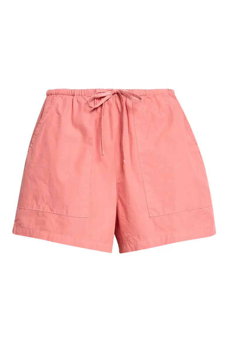 Kyoto Patch Pocket Cotton Drawstring Shorts (Women) | Nordstrom | Nordstrom