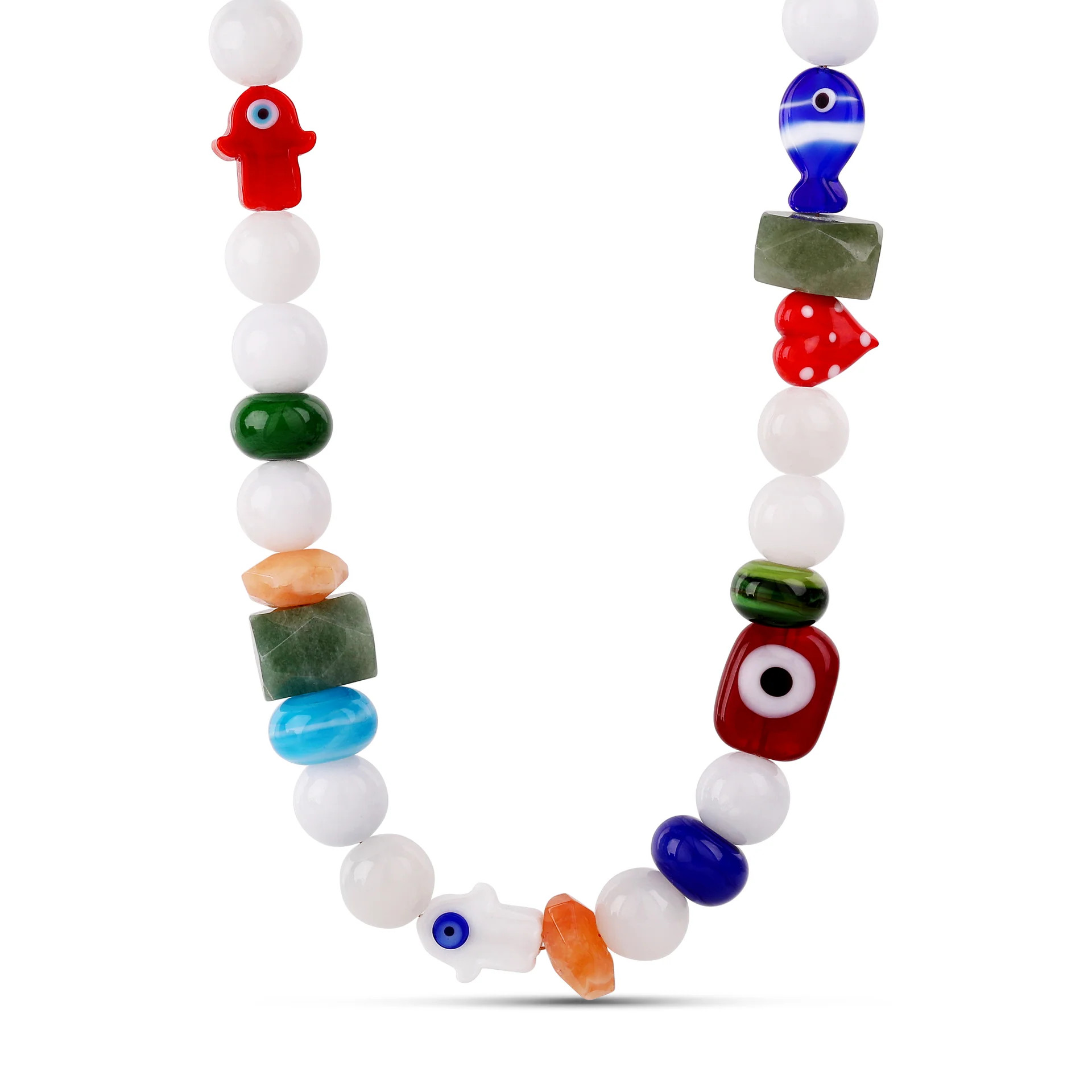 Vibrant Charm Bead Necklace | Hannah B. Jewelry