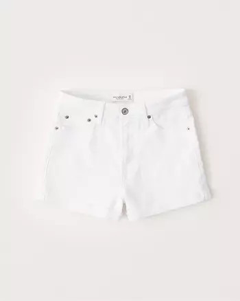 High Rise Stretch Shorts | Abercrombie & Fitch (US)