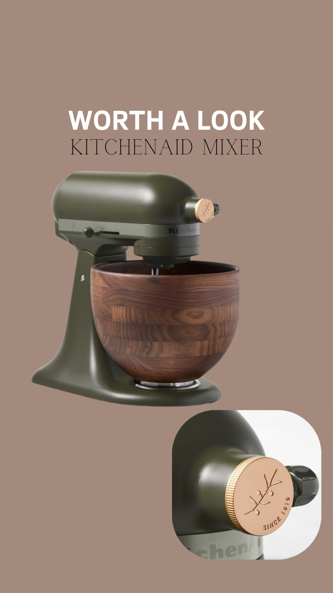 The most stunning KitchenAid mixer there ever was! This Designer Series mixer in evergreen would be the prettiest addition to any kitchen. Don’t worry about remodeling your kitchen when all you have to do is add this gem of a kitchen appliance to it. That green stand and wood bowl is the perfect combination. Definitely going on my wish list for Christmas! 

#LTKHome #LTKStyleTip