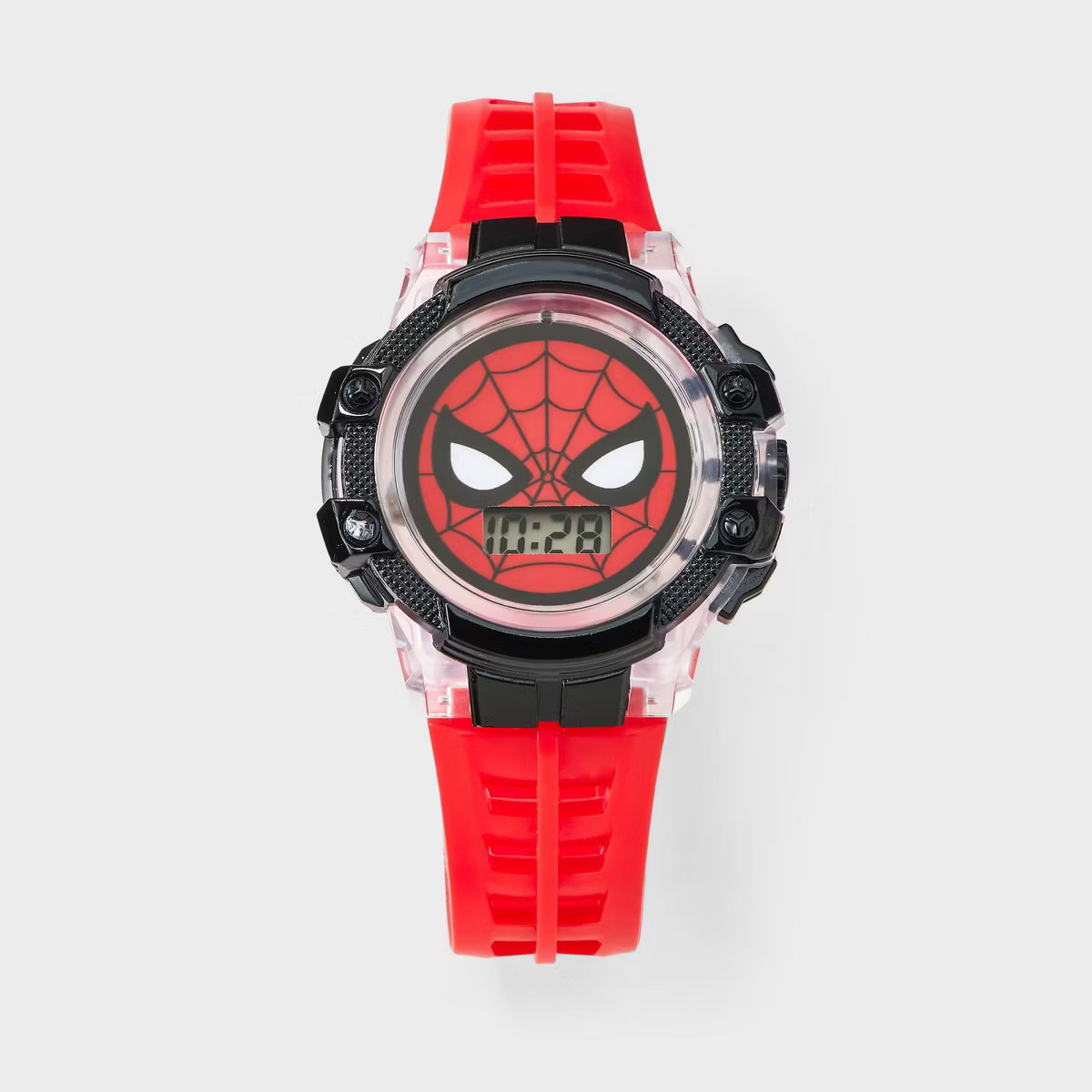 Boys' Spider-Man Flashing LCD Watch - Red | Target