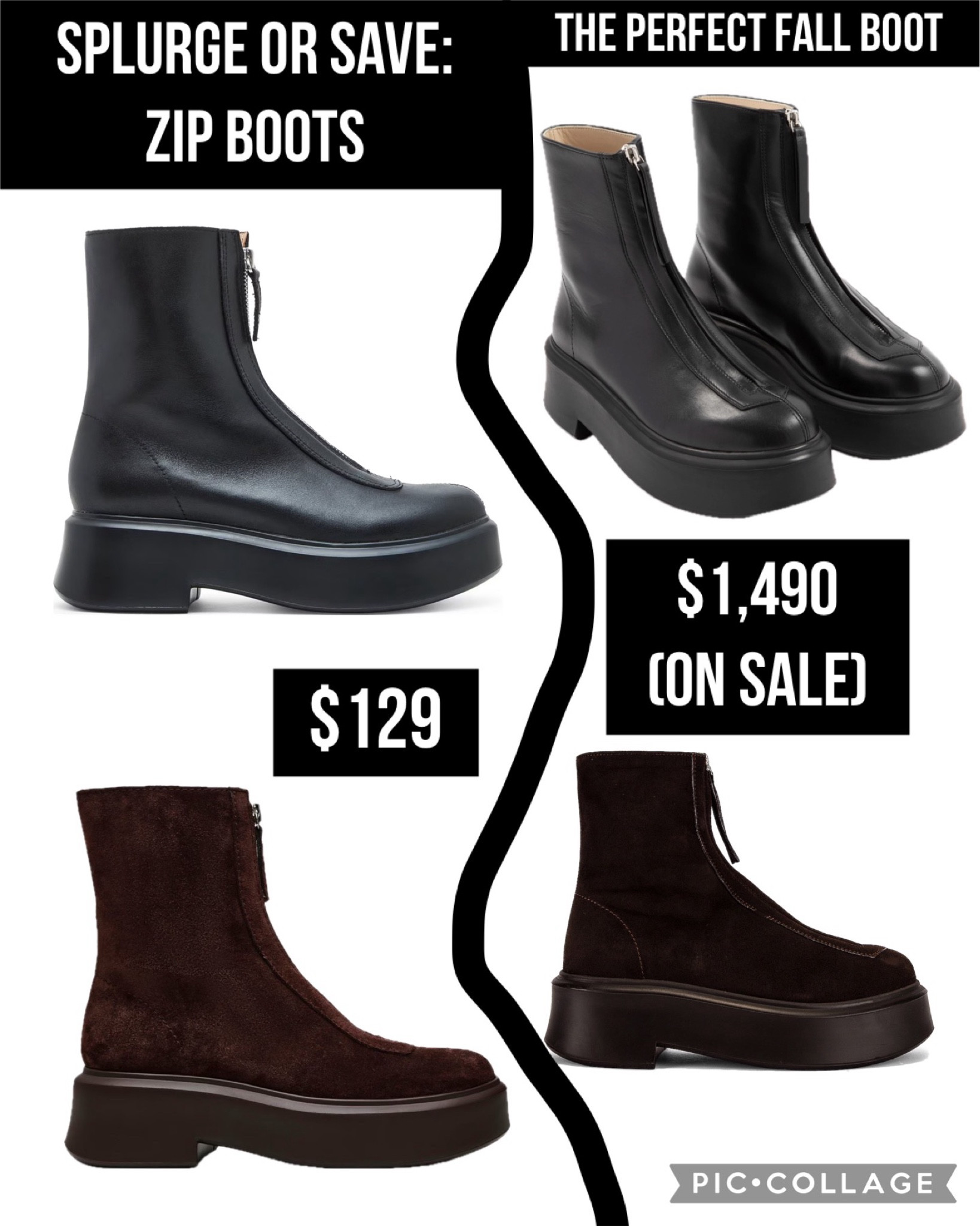 the zip boot is a staple in so many wardrobes for fall and winter. thanks to one of my followers @bluevanillaslush for flagging their most recent boot purchase. it’s such a VERY similar option for those who don’t want to splurge on the row. for those who do want the row, I’ve also linked a few of their zip boots currently on sale. link in bio 🛍️

#LTKShoeCrush #LTKSeasonal #LTKFallSale