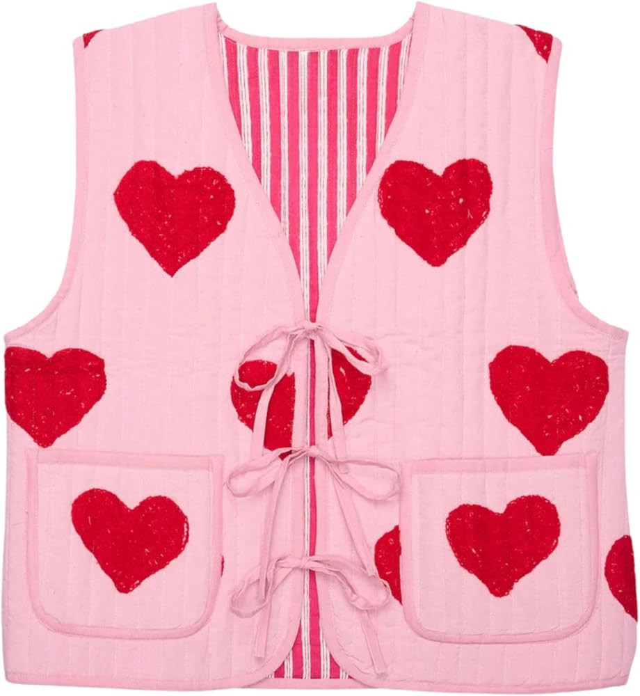 Athlisan Womens Cropped Puffer Vest Lightweight Button Down Padded Gilet Outwear with Pockets | Amazon (US)