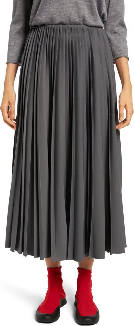 Vinsky Pleated High Waist A-Line Skirt | Nordstrom