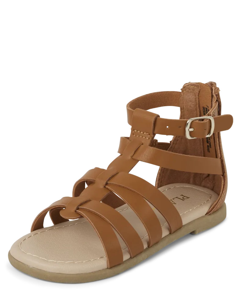 Toddler Girls Gladiator Sandals - tan | The Children's Place