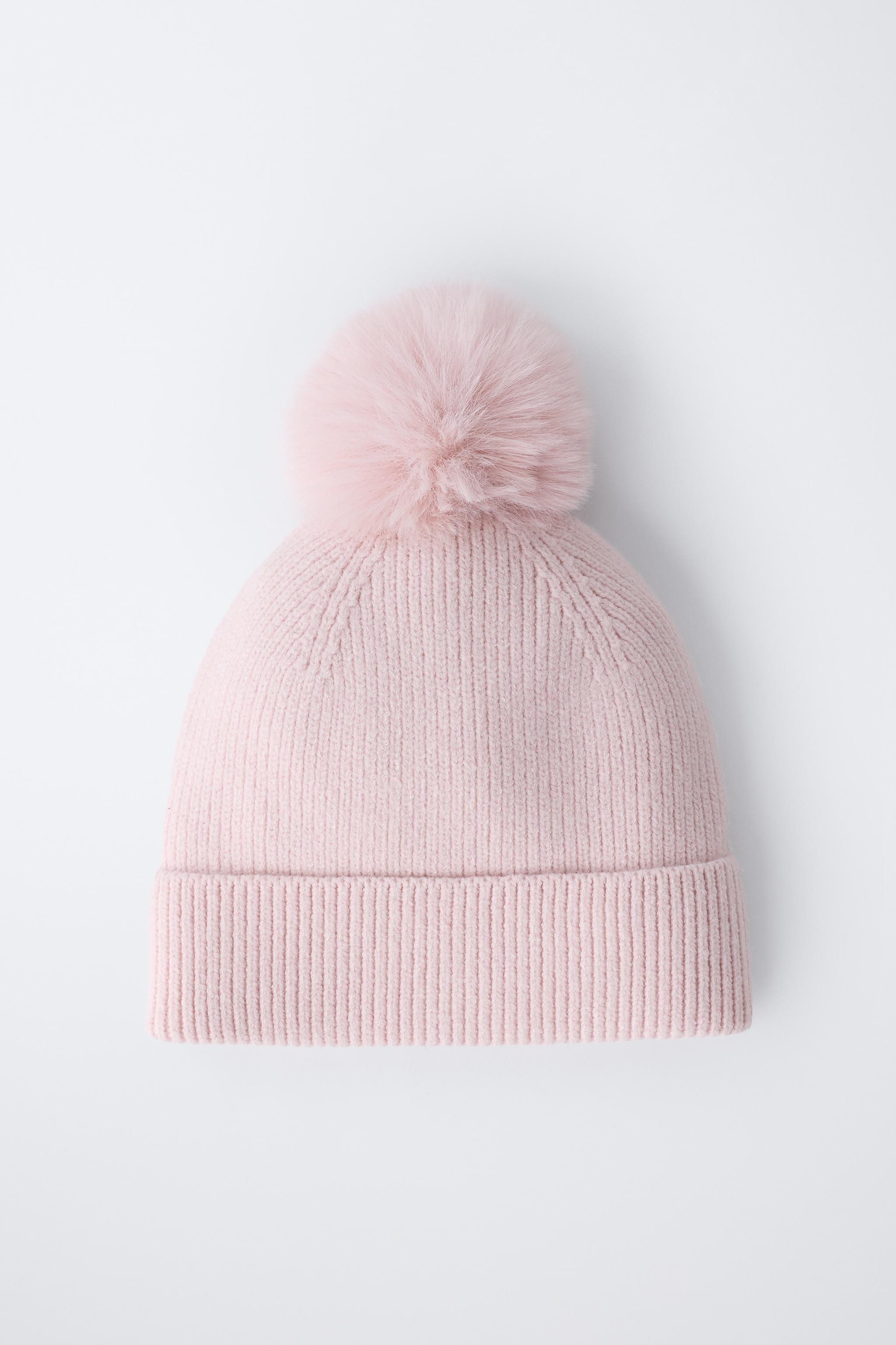 KNITTED POMPOM HAT | Zara UK
