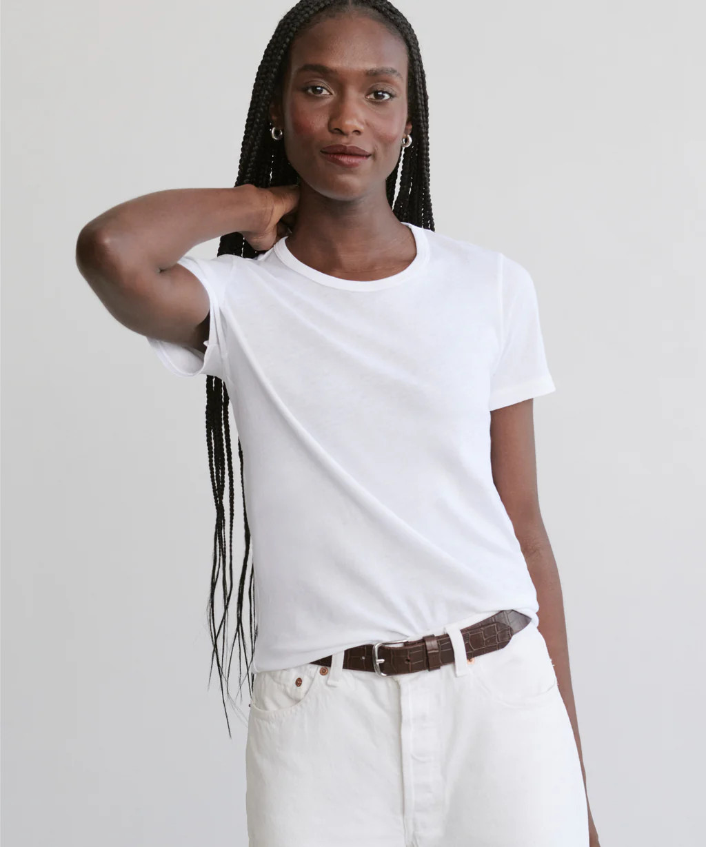 Cotton Slim Tee | Jenni Kayne