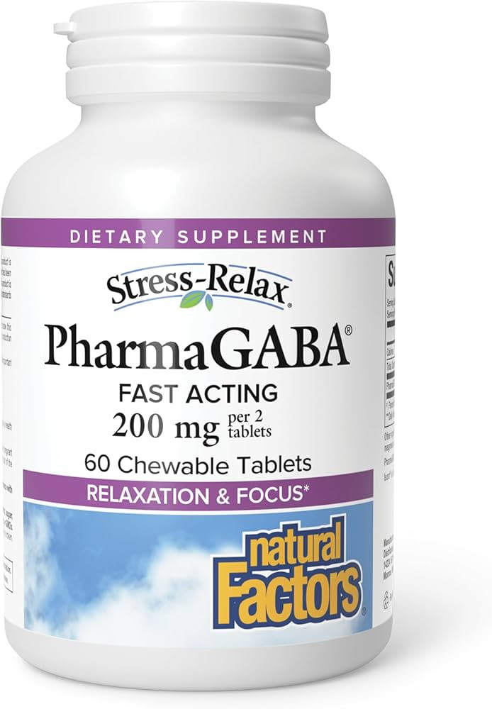 Natural Factors Pharma GABA - Dietary Supplement Supports Calm Sleep & Sleep Quality - Natural, F... | Amazon (US)